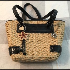Brighton straw handbag excellent condition